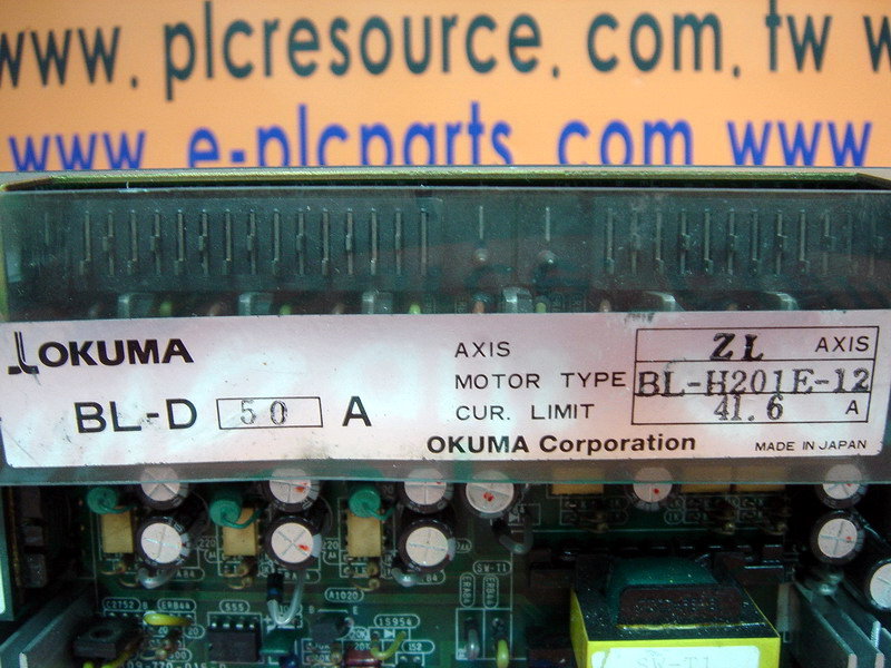 OKUMA BL-D50A AXIS:ZL E4809-770-015-D BL-H201E-12 - 裕益科技自動化設備可程式編碼器PLC ...